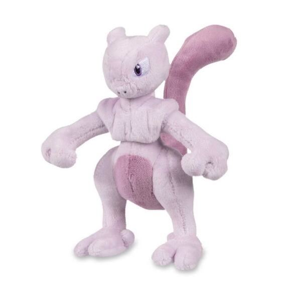 Pokemon Poke Plush Mewtwo Mewtu Posable Authentic Discovered in Kanto NEW in bag - Picture 1 of 11